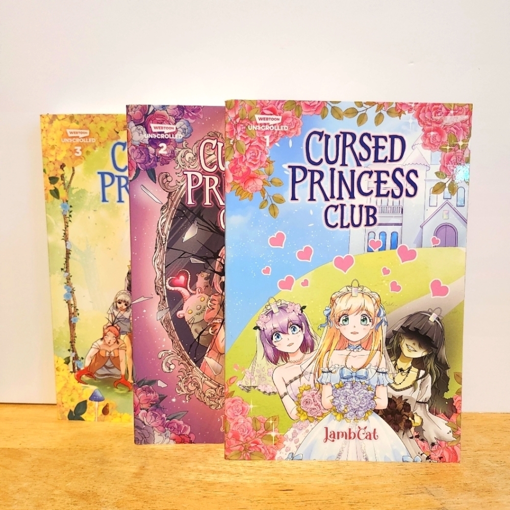 Cursed Princess Club Volume 1-3 - Webtoon Unscrolled - Books Manga